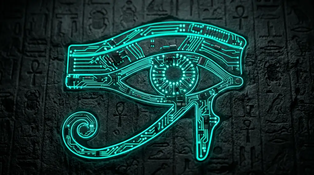 Cyber circuitry background